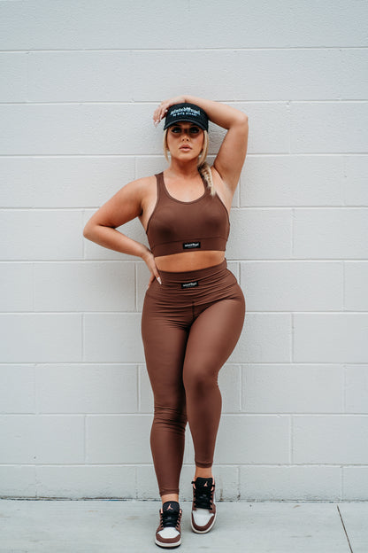 Brown Sports Bra