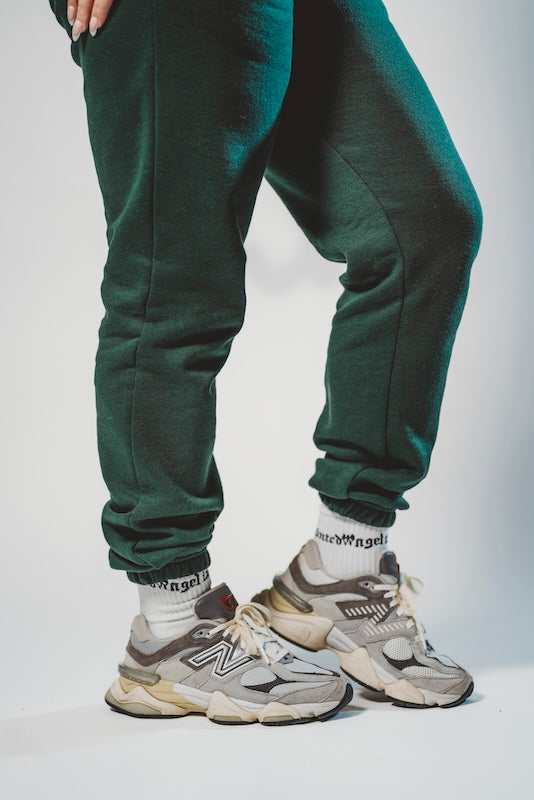 Tainted Angel Logo Jogger Set (Dark Green)